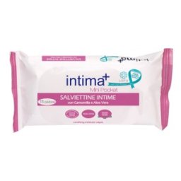 Set 6 x 15 Servetele Intime Intima Plus cu Musetel si Aloe Vera