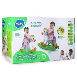 Balansoar ponei 2 în 1 cu sunete si lumini pentru copii 1+ ani