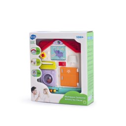 Casuta de jucarie Montessori cu activitati senzoriale si muzica