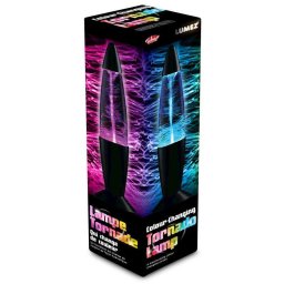 Lampa tornada cu LED, efect vortex si schimbare de culoare, 35 cm