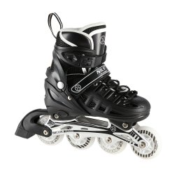 Role reglabile 4 in 1 pentru copii Nils Extreme NH10905 LED negre