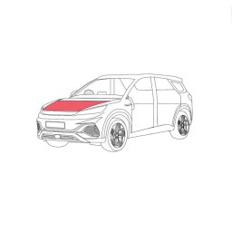 Insonorizare capota Volkswagen Golf VIII 2019-2025, kit dedicat Dr. Artex