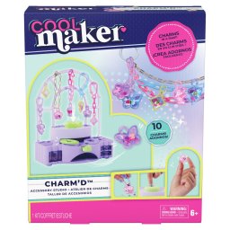 Aparat pentru confectionat bijuterii Cool Maker Charm'd, 10 accesorii