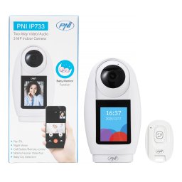Camera video baby monitor PNI IP733 3MP cu audio bidirectional si ecran