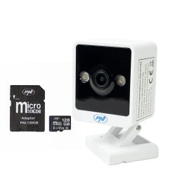 Camera de supraveghere IP PNI IP744 4MP cu card MicroSD 128GB