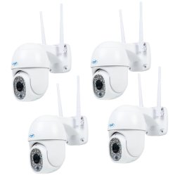 Kit 4 camere supraveghere WiFi PTZ PNI IP440 4MP cu zoom digital