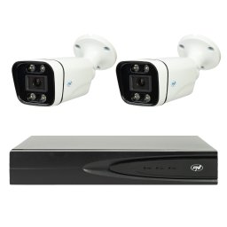 Kit supraveghere video PNI House IP810 cu 2 camere 8MP 4K PoE