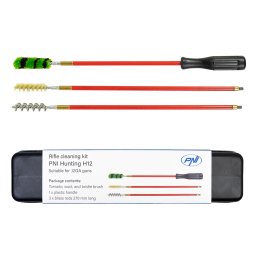 Kit de curatare arma calibru 12 PNI Hunting H12 cu 3 perii incluse