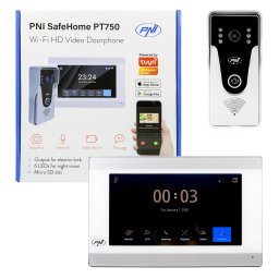 Interfon video WiFi PNI SafeHome PT750 Full HD 1080P cu monitor 7 inch