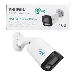 Camera de supraveghere video PNI IP515J PoE 5MP exterior, 2.8 mm