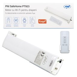 Motor inteligent WiFi pentru draperii PNI SafeHome PT923 cu telecomanda