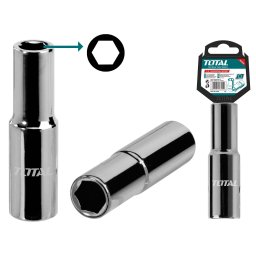 Cheie tubulara lunga TOTAL 8 mm, prindere 1/2, pentru uz industrial