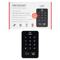 Tastatura control acces PNI DK150T Wi-Fi cu PIN, RFID si Tuya, IP65