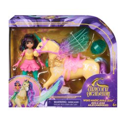 Set Unicorn Academy Magia Aripilor cu papusa Ava si unicornul Leaf