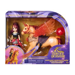 Set Unicorn Academy Magia Aripilor cu papusa Valentina si unicornul Cinder