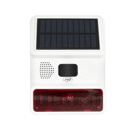 Sirena wireless de exterior PNI SafeHouse HS006, solara, USB-C, 100 dB