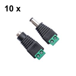 Set 10 mufe alimentare PNI M02 tata/mama pentru sisteme de supraveghere