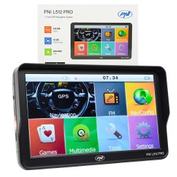 Sistem de navigatie GPS auto PNI L512 PRO, 7 inch, FM transmitter