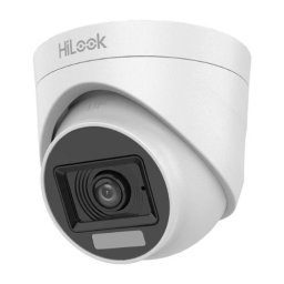 Camera de supraveghere HiLook 2MP Full HD cu audio, IR 20 m si lumina alba