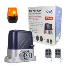 Kit automatizare poarta culisanta PNI AP800D 800 kg, 350W, 230V