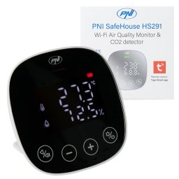 Senzor calitate aer si CO2 PNI SafeHouse HS291 cu Wi-Fi si Tuya