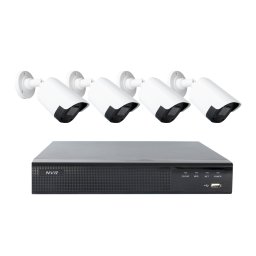 Kit supraveghere video PNI House IPMAX POE22S cu NVR si 4 camere 4MP