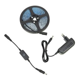 Banda LED PNI 2835W 5m, lumina rece 6000K, IP65, dimabila