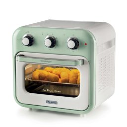 Friteuza cuptor cu aer cald Ariete VINTAGE 4632/04, 1400W, 16 L, Pana la 230°C, Timer, Cos rotativ, Alb/Verde