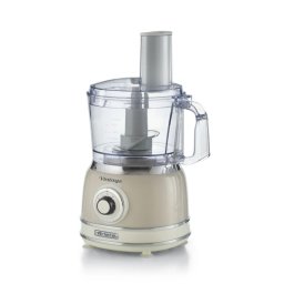 Robot de bucatarie Ariete Vintage 1781/03, 1000 W, 2,1 L, 2 viteze, Functie puls, Bej