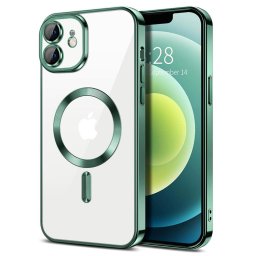 Husa Husa pentru iPhone 12 - Techsuit Luxury Crystal MagSafe - Deep Green