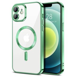 Husa Husa pentru iPhone 12 - Techsuit Luxury Crystal MagSafe - Light Green