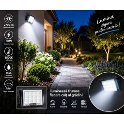 Proiector LED Ultra-Stralucitor 30W, 2700 lm, 6500K Alb Rece, IP66, 36 LED, 85, 265V