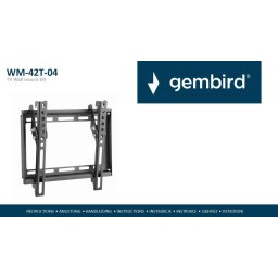 Suport TV WM-42T-04 23-42" Negru