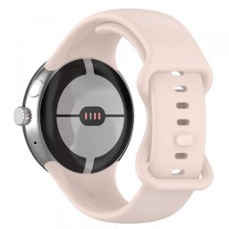 Curea Techsuit W031 pentru Google Pixel Watch 4 41mm / Watch 3 41mm / Watch 2 / Watch, Roz Deschis