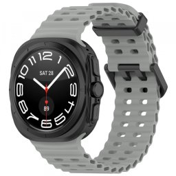 Curea Techsuit W062 pentru Samsung Galaxy Watch Ultra Series, Gri
