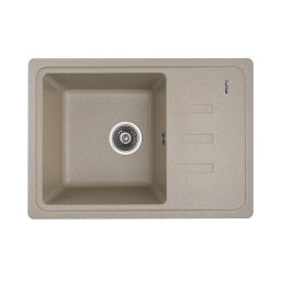Chiuveta bucatarie din granit Elefant Premium Liana, Safari bej, 430x620 mm