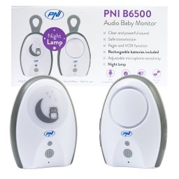 Baby monitor audio PNI B6500 wireless cu VOX, intercom si lampa de veghe