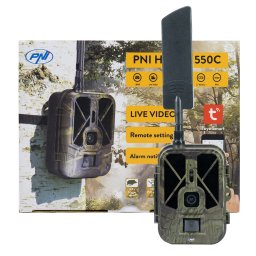 Camera de vanatoare PNI Hunting 550C 4G LTE cu live video si baterie 8000 mAh