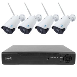 Sistem supraveghere PNI House IP716 cu 4 camere IP 2MP