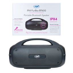 Boxa portabila Bluetooth PNI FunBox BT600 65W cu microfon wireless