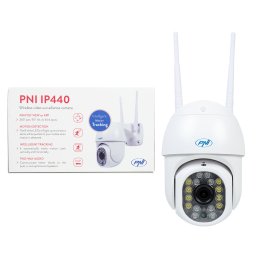 Camera de supraveghere WiFi PTZ PNI IP440 4MP cu tracking