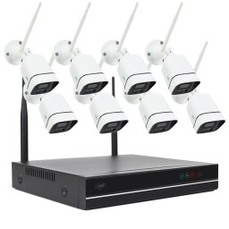Kit supraveghere video PNI House WiFi660 cu 8 camere wireless 3MP si NVR 8 canale