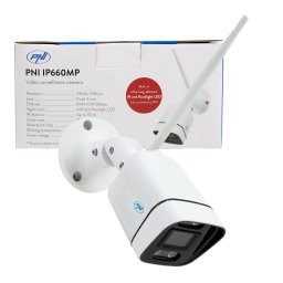 Camera de supraveghere IP wireless PNI IP660MP 3MP pentru kit WiFi660