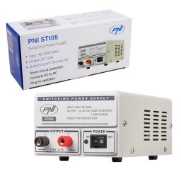 Sursa de alimentare în comutatie PNI ST105, 12V DC, 5A, intrare 230V AC