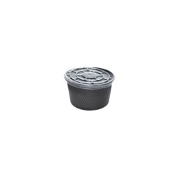Set de 50 boluri negre de unică folosință, capacitate 500ml