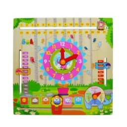 Joc interactiv calendar educativ din lemn HM-006 28624