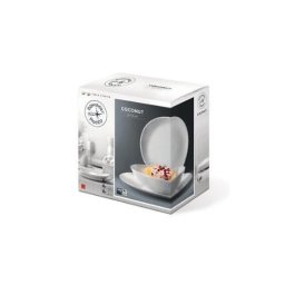 Set farfurii opal, 18 piese, Coconut,