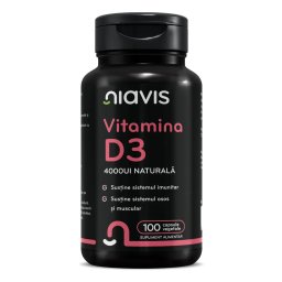 Vitamina D3 4000ui Naturala 100 cps
