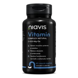 Vitamin Complex Natural C+D3+Mg+Se 60 cps