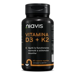 Vitamina D3 + K2 60cps